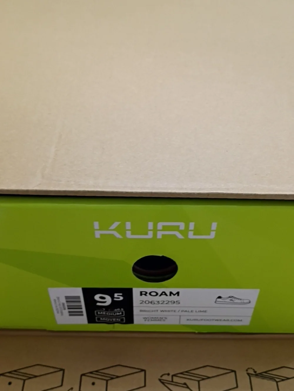 New KURU Classic Roam Women's Sneakers Leather White Size 9.5M Plantar Fascitis